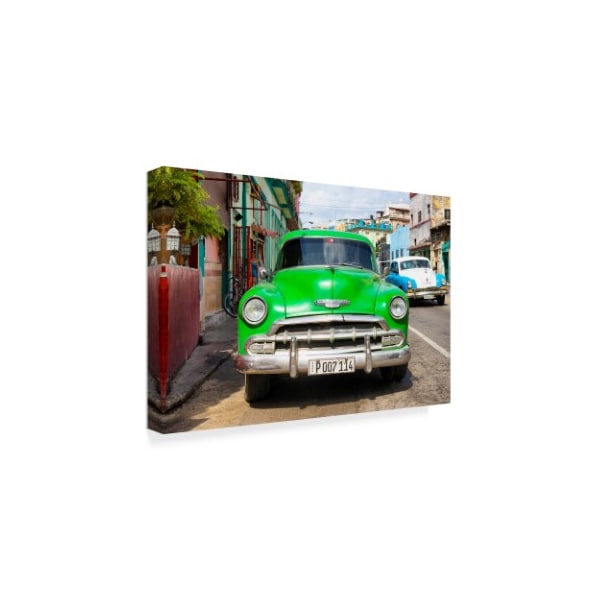 Philippe Hugonnard 'Green Chevy' Canvas Art,12x19